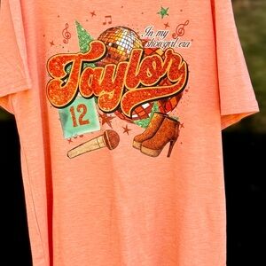 Taylor Graphic Kids' Tee - Peach